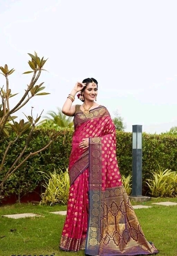 FABULOUS BANARASI SILK ZARI WORK SAREE