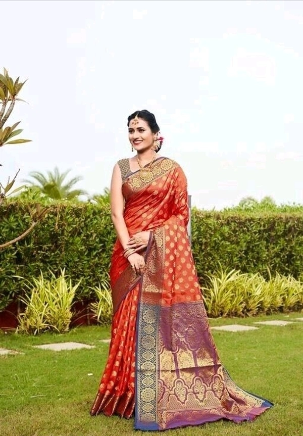 FABULOUS BANARASI SILK ZARI WORK SAREE