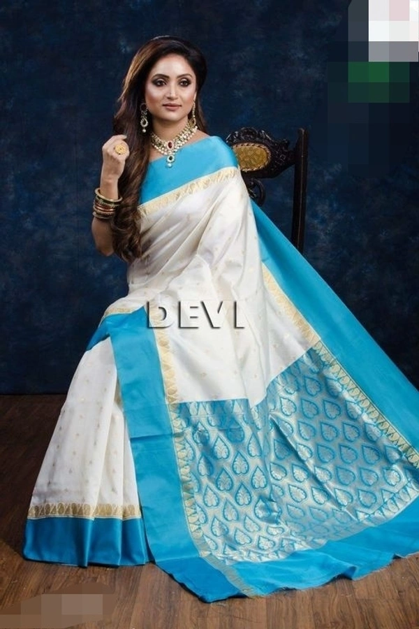  Fashionable Banarasi Kanjivaram Silk Saree 
