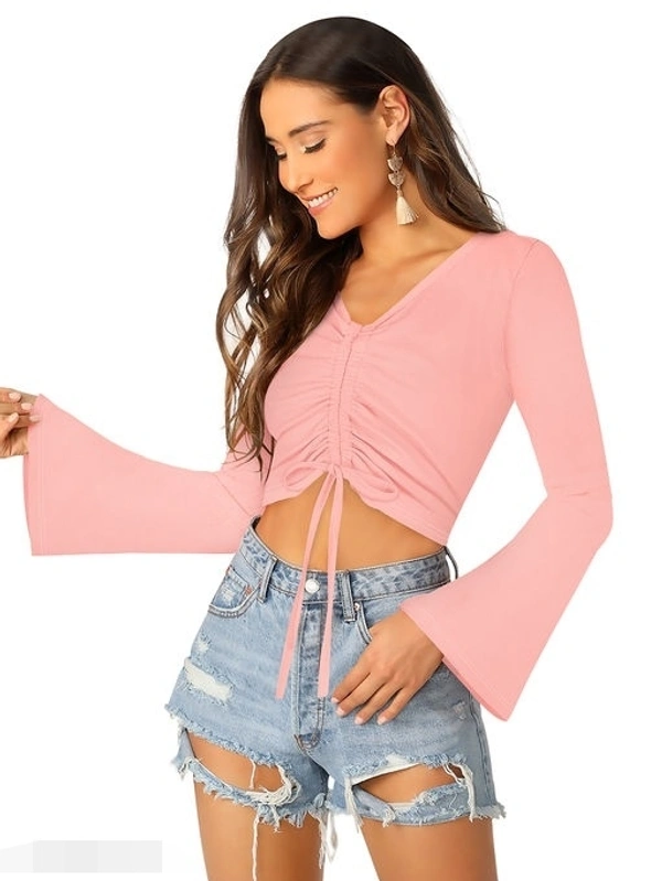 Fancy Elegant Women Tops & Tunics - L
