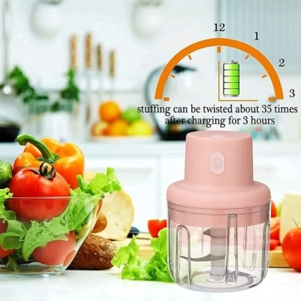 whitefox Ahand mixer grinder chopper vegetable cutter onion garlic ginger pepper crusher wet dry machine mini electric chopper for kitchen 150 ML Vegetable & Fruit ChopperBlade 