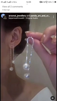 Arzonai  rhinestone tassel geometric earrings high-end long ear line earrings female 