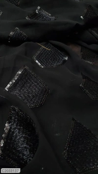 Heavy Faux Georgette Saree