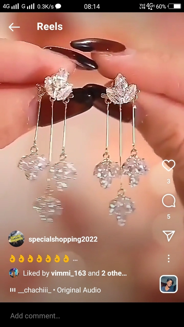Arzonai new trend Su earrings temperament high-end fashion design leaf earrings female earrings Korean Jewellery for women and Girls