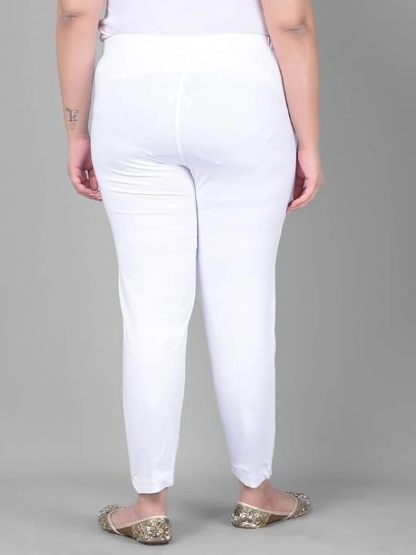 COMFORT LADY WOMEN MID RISE KURTI PANT (PLUS) COMFORT LADY - PLUS, White