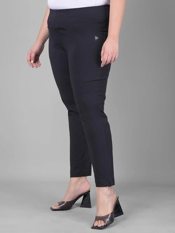 COMFORT LADY WOMEN MID RISE KURTI PANT (PLUS) COMFORT LADY - PLUS, BLACK