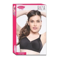 TRYLO  Women Full Coverage Non Padded Bra - 36D, BLACK