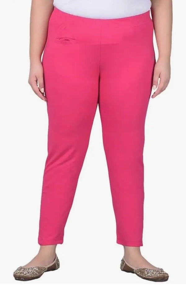 COMFORT LADY WOMEN MID RISE KURTI PANT (PLUS) COMFORT LADY - PLUS, Rose