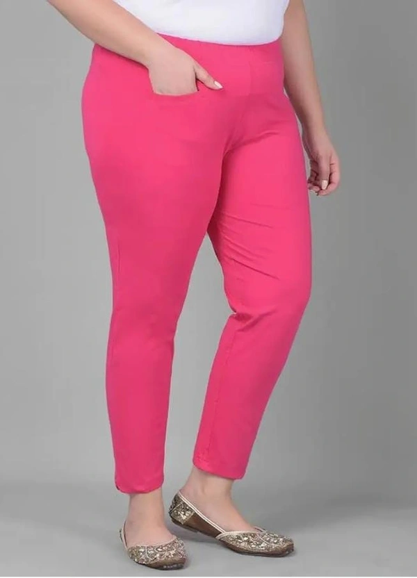 COMFORT LADY WOMEN MID RISE KURTI PANT (PLUS) COMFORT LADY - PLUS, Rose