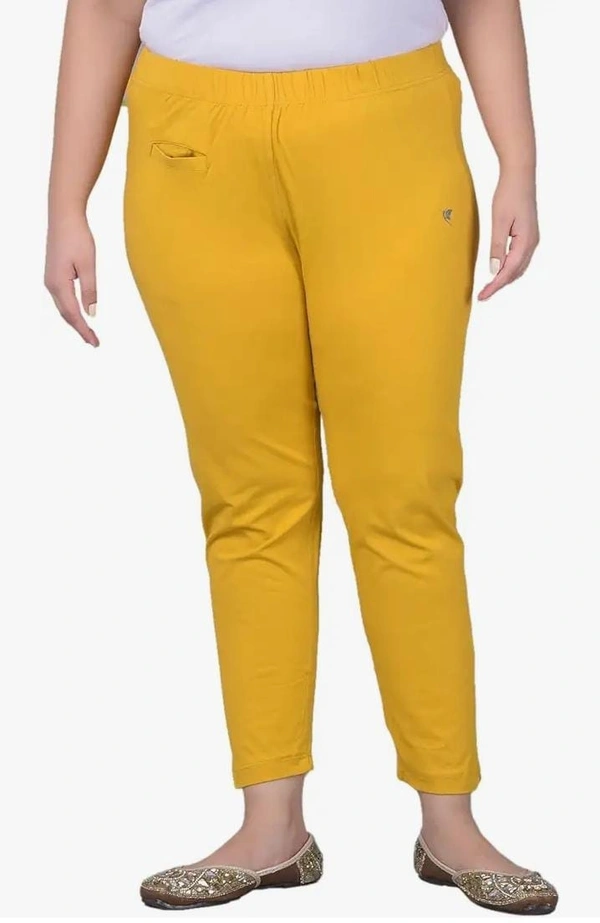 COMFORT LADY WOMEN MID RISE KURTI PANT (PLUS) COMFORT LADY - PLUS, Gamboge