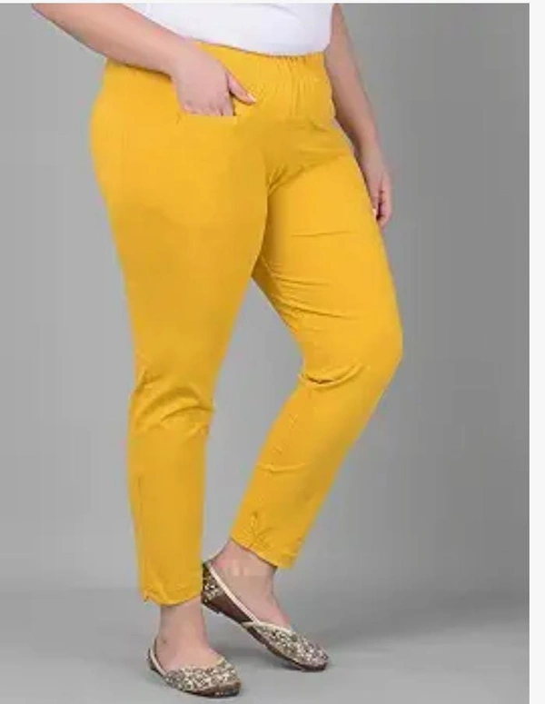 COMFORT LADY WOMEN MID RISE KURTI PANT (PLUS) COMFORT LADY - PLUS, Gamboge