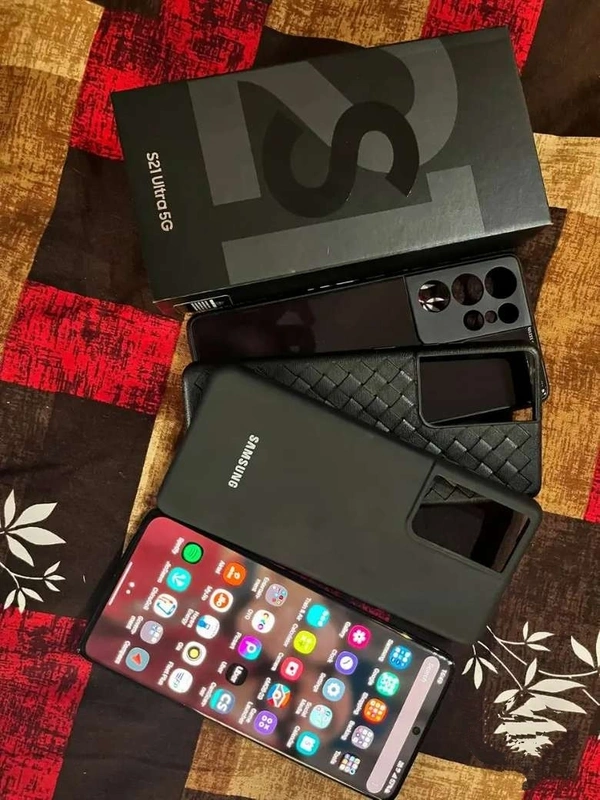 S21 Ultra 16gb RAM 512 ROM Indian Model (Black) - Black, 12