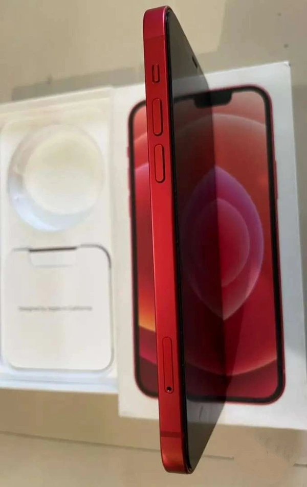 Iphone 12 Red Colour 64 GB - Black, 12