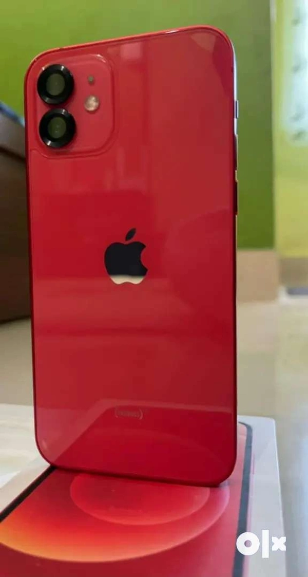 Iphone 12 Red Colour 64 GB - Black, 12