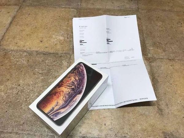 iphone xs  128 Gold - White, 3