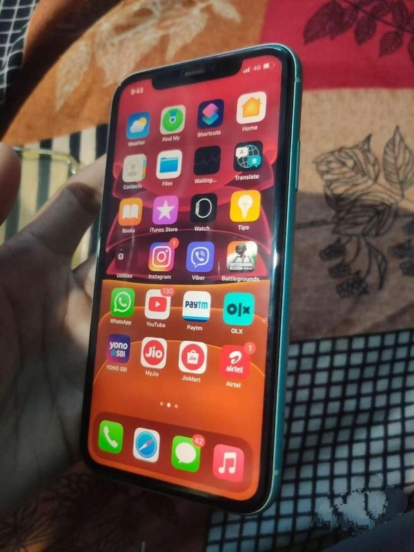 Iphone 11 Blue - White, 36