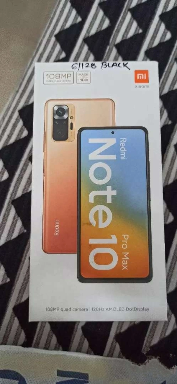 Redmi Note 10 Pro Max - Black, 12