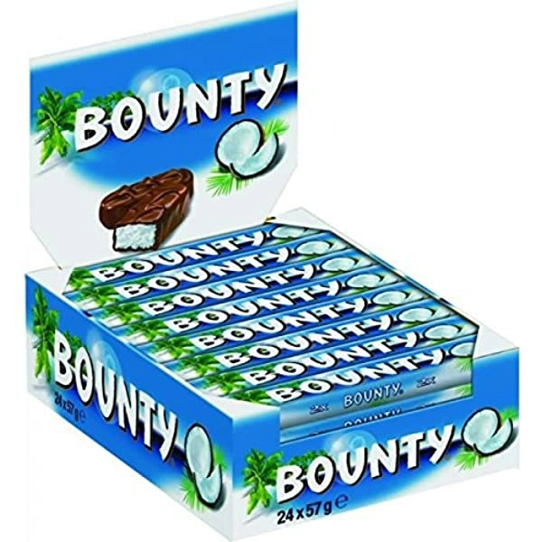 BOUNTY BAR 24*57GRM BOX 