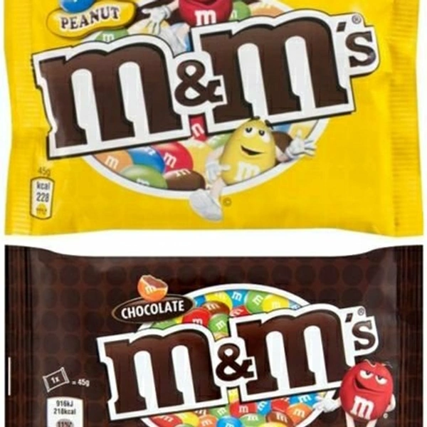M&Ms PEANUT & CHOCOLATE FLAVOUR 