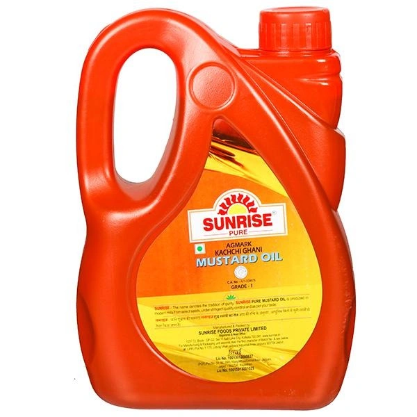 2 Ltr Sunrise Mustard Oil/২ লিটার সানরাইজ সরিষার তেল