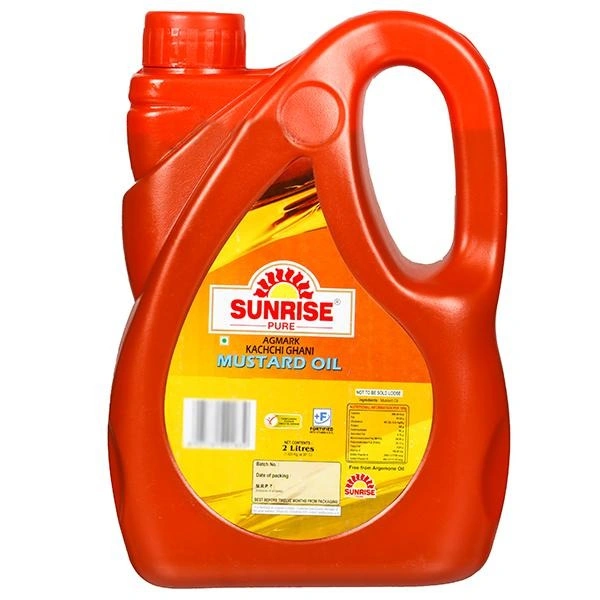 2 Ltr Sunrise Mustard Oil/২ লিটার সানরাইজ সরিষার তেল