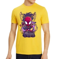 Marvel Spiderman Meme Tees - Unisex - Yellow, X-Large (42)