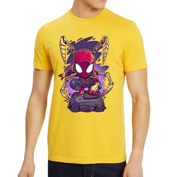Marvel Spiderman Meme Tees - Unisex - Yellow, X-Large (42)