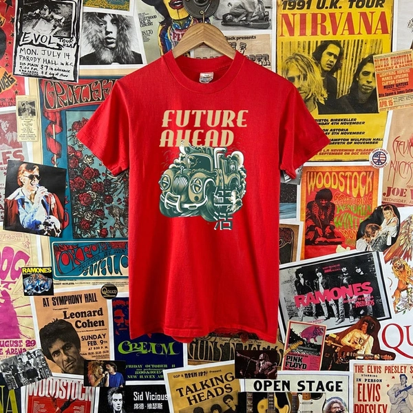 Future Ahead Funky Tee - Unisex - Red, Small (36)