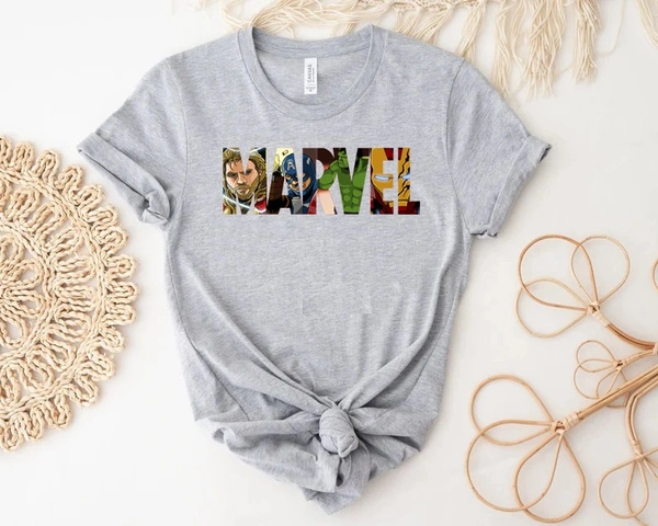 Marvel Premium Tee - Unisex - Grey, Small (36)