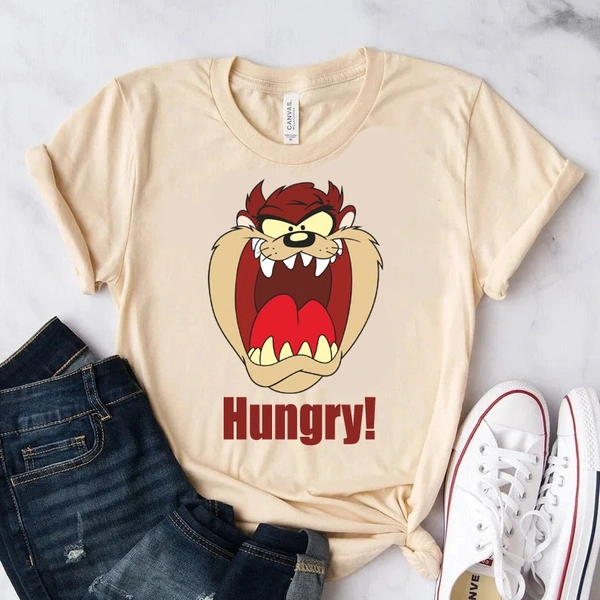 Looney Toons Hungry Devil Premium Tee - Unisex - Pink, X-Large (42)