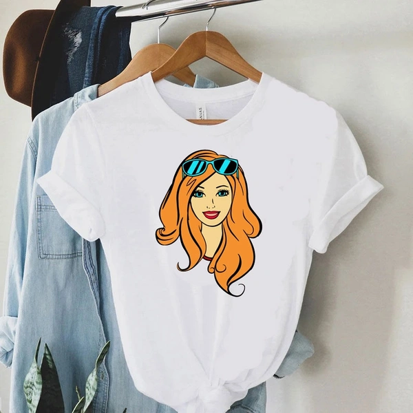 Barbie Tee For Women - Unisex - Small (36), White
