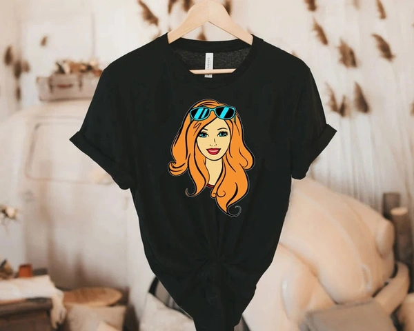Barbie Tee For Women - Unisex - Medium (38), Black