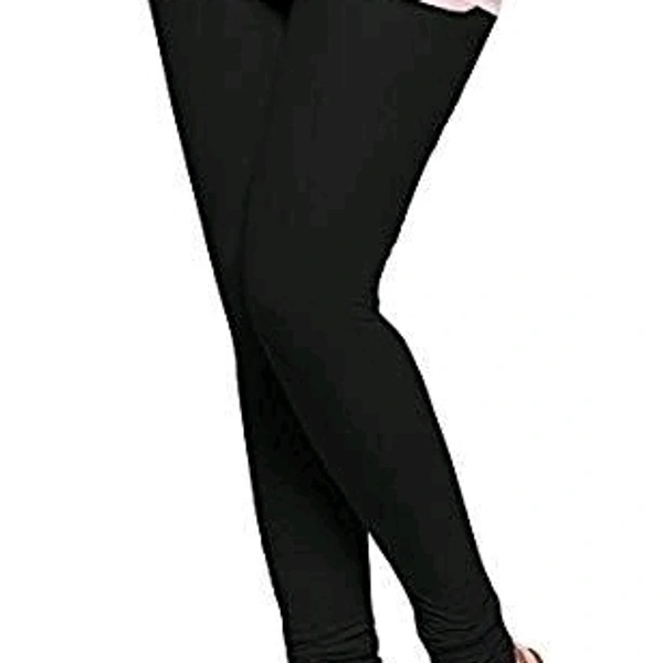 Black Colour Diva Attractive Cotton Lycra Women's Leggings