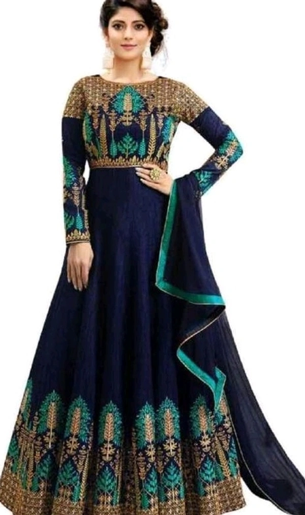 Designer satin Women Gown