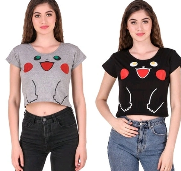 Pretty Modern Women Tshirts (Pack Of 2)