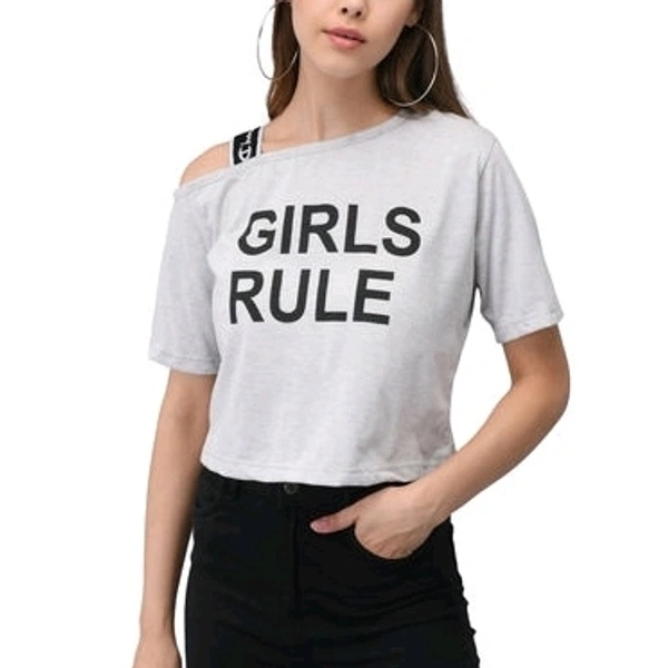 Pretty Latest Women Off Shoulder Top - M