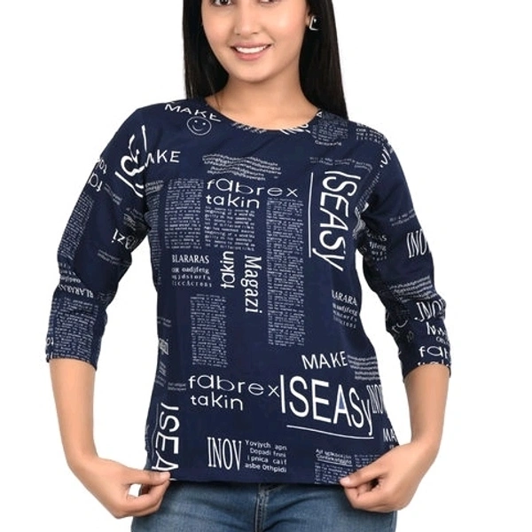 Trendy Partywear Women Top - S