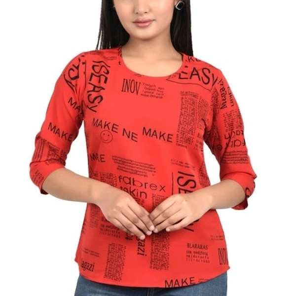 Trendy Partywear Women Top - M