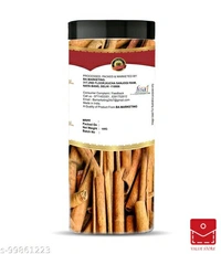 BA Dryfruits and Spices 100% Natural Cinnamon, Dalchini Sticks (Whole Spices) (500g) (5 x 100g)