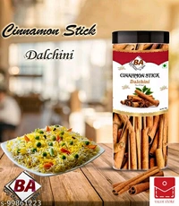BA Dryfruits and Spices 100% Natural Cinnamon, Dalchini Sticks (Whole Spices) (500g) (5 x 100g)