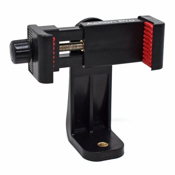 Universal 360 Tripod Adapter Phone Mount Holder Compatible for Screen Size 2.3 to 4.1 inch Breath Rotates Vertical and Horizontal, Adjustable Clamp