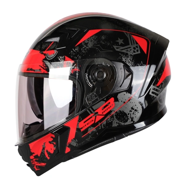 SBA-21 Combat Glossy Black with Red