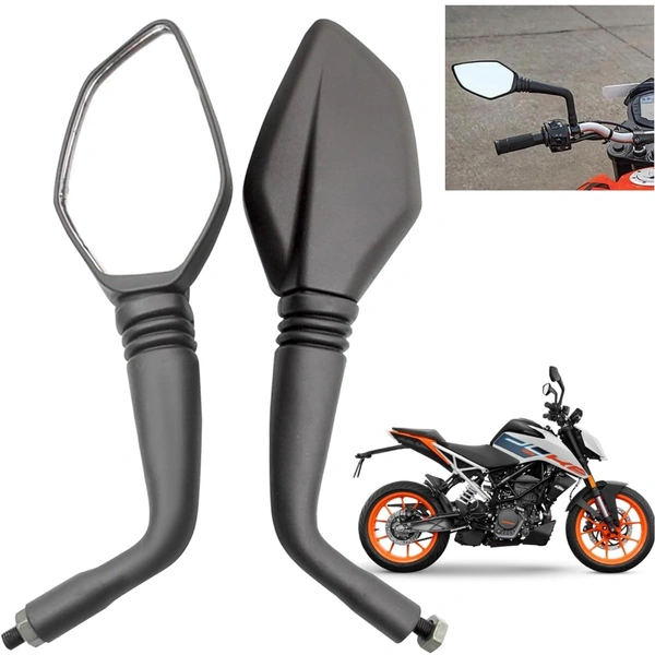 Right & Left Rearview Mirrors For KTM Duke 125/250/ 200/390, KTM RC 125/200/ 390 (Set of 2)