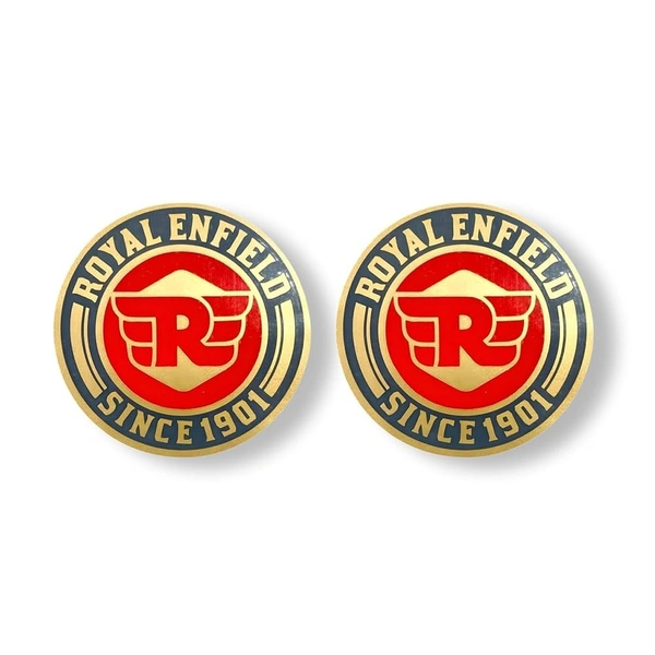 Key Sticker for Royal Enfield UCE Model Keys Classic 350 Standard Electra (Pack of 2)