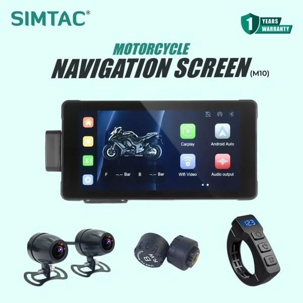 Simtac Motorcycle Navigation System – M10DT
