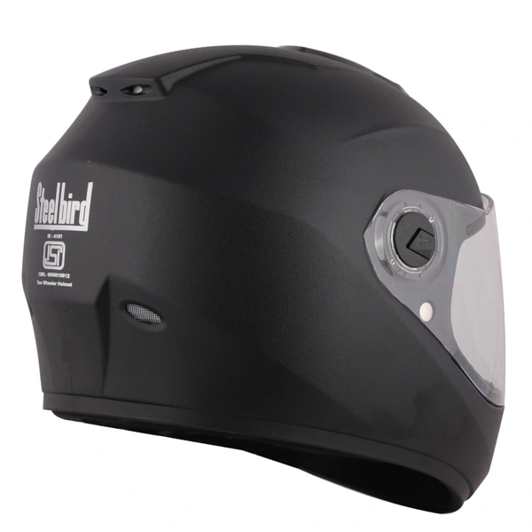 Steelbird SBH-11 ZOOM Plus Glossy Black - L