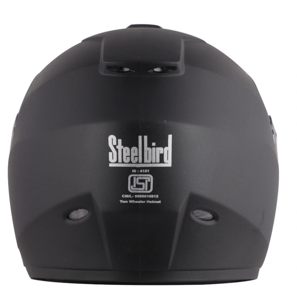 Steelbird SBH-11 ZOOM Plus Glossy Black - L