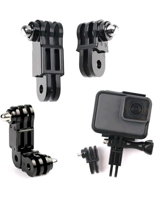 Action Cameras Same Direction Straight Joints Connection Mount Adapter Accessories Compatible with GoPro Hero DJI osmo