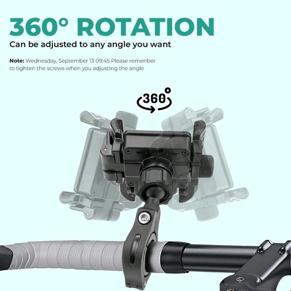 Simtac Quick Lock JAW Grip Mobile Holder with Universal Fitment for Bikes & Scooters | JQL1