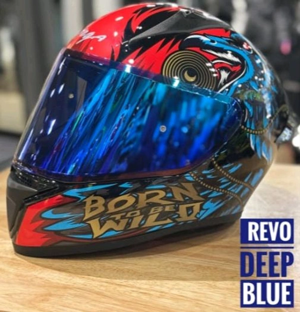 Vega Bolt Night Vision Visor with Pinlock Ready (Deep Blue) BACK ORDER